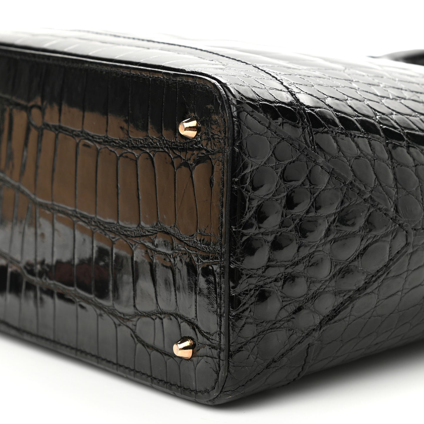 Alligator Tote Black