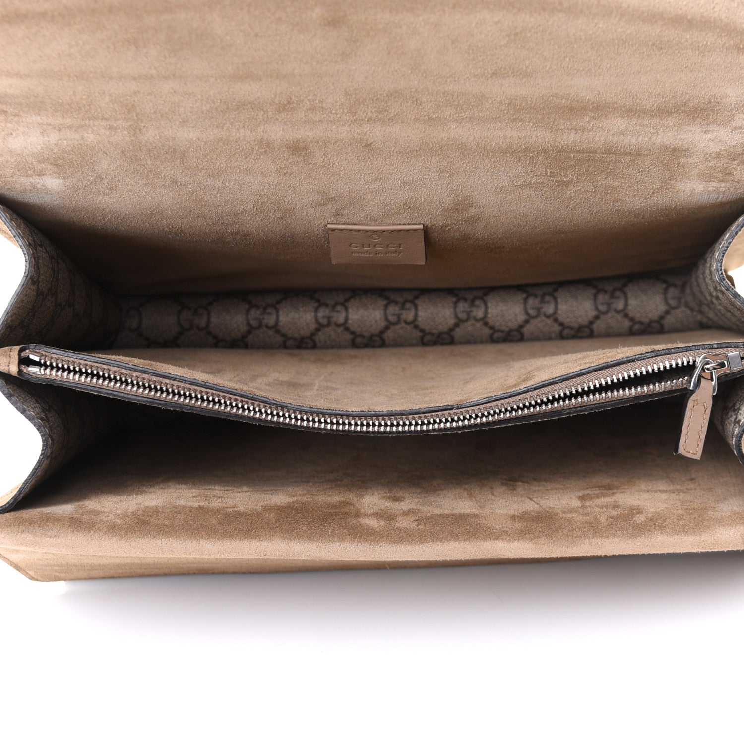 Gucci GG Supreme Monogram Medium Dionysus Shoulder Bag Taupe 4 of 4