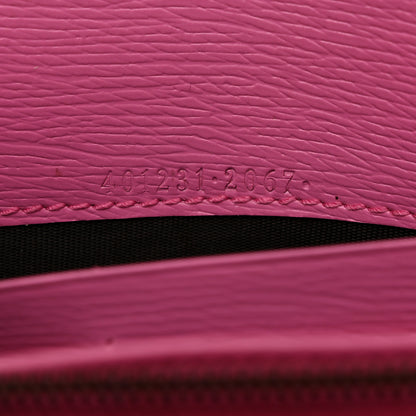 Gucci Calfskin Floral Print Mini Dionysus Chain Wallet Ivory Pink 9 of 12