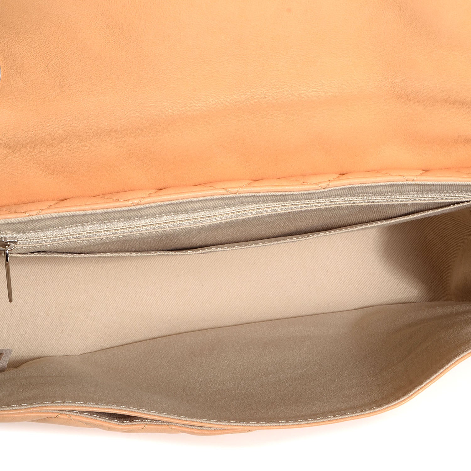 Chanel Lambskin Icons Secret Label Jumbo Flap Beige 5 of 7