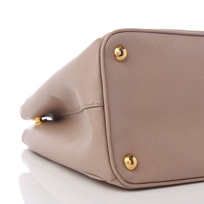 Prada Saffiano Small Galleria Double Zip Tote Cammeo 5 of 8
