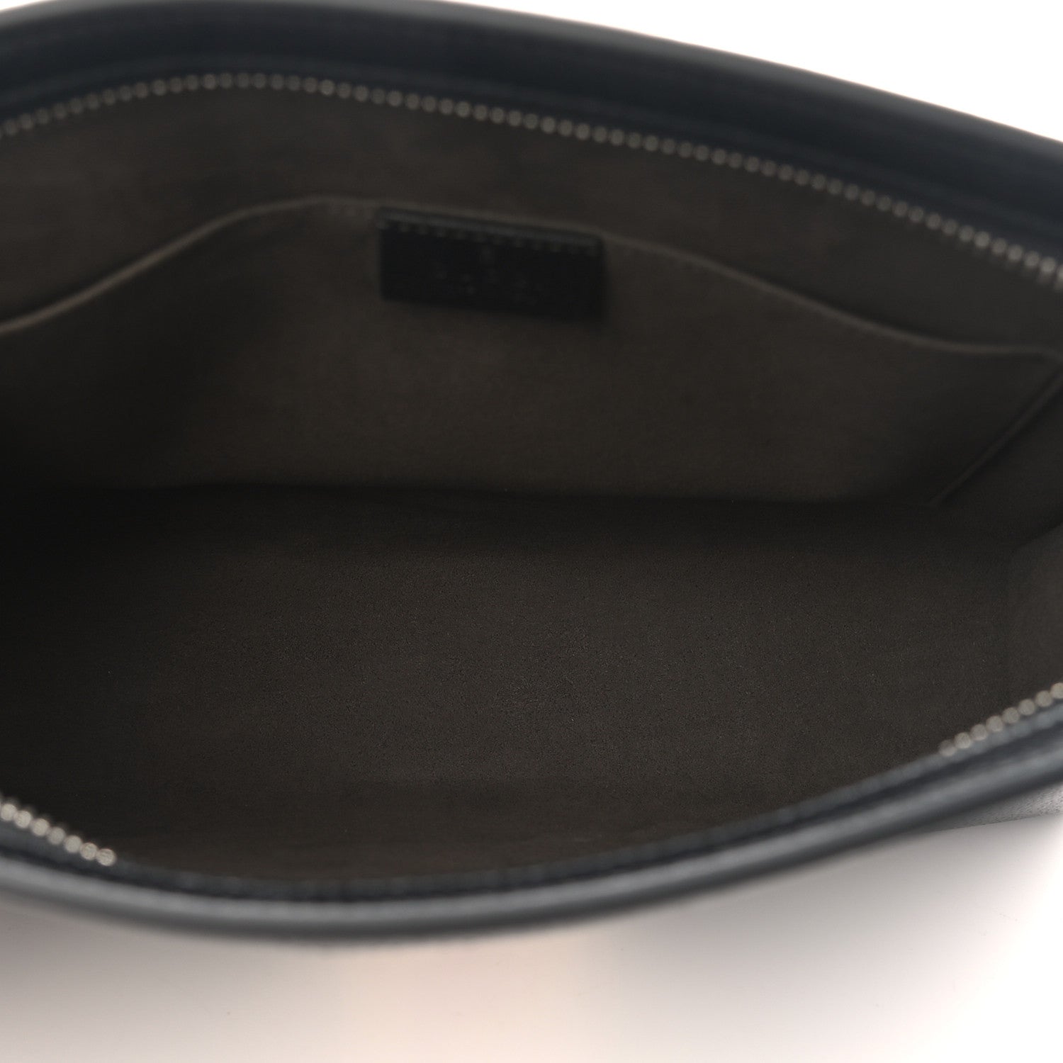 Gucci Textured Dollar Calfskin Nylon Gucci Stripe New Web Cosmetic Case Black Ecru Verde Rosso 5 of 8