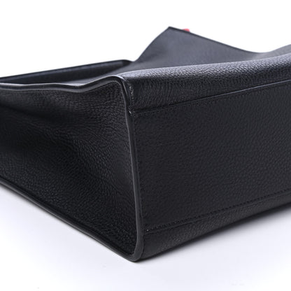 Fendi Cuoio Romano Fabric Marlon Vitello Century Peekaboo X-Lite Fit Black Rosso White Ice 8 of 8