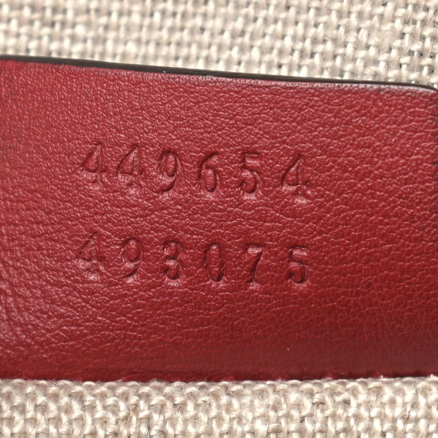 Soft Microguccissima Mini Dome Bag Rosso