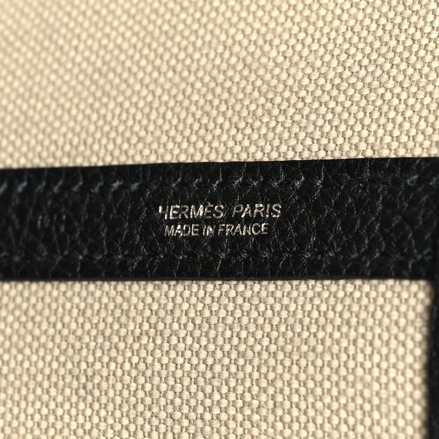 Hermes Twill D Negonda Garden Party 36 MM Tote Beton Black 6 of 11