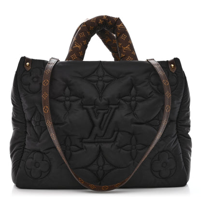Louis Vuitton Econyl Monogram Pillow Giant Onthego MM Black 1 of 11