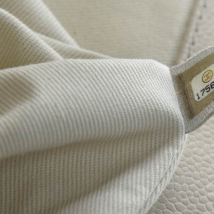 Chanel Caviar Quilted Timeless CC Shopping Tote Beige Clair 9 of 14