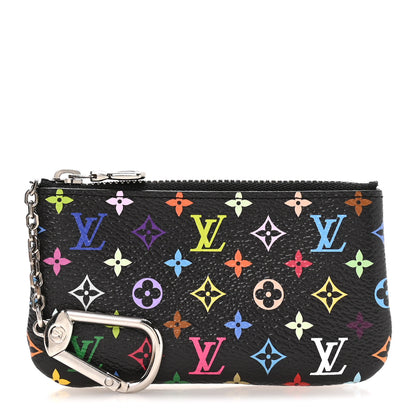 Louis Vuitton LV X TM Monogram Multicolor Key Pouch Black 1 of 8