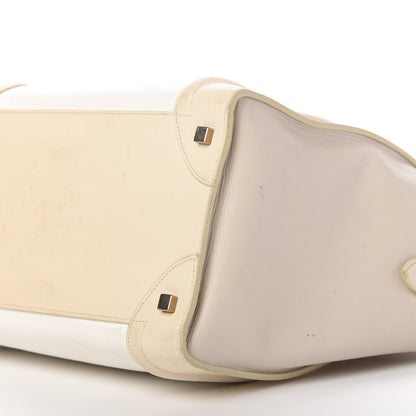 Celine Smooth Calfskin Mini Tri-Color Luggage White 7 of 15