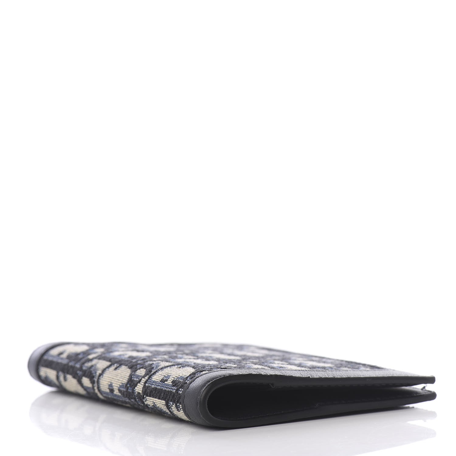 Christian Dior Calfskin Oblique Passport Holder Blue 3 of 7