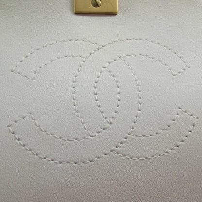 Chanel Vintage Tweed Flap Bag White 8 of 13