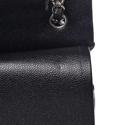 Chanel Caviar Quilted Jumbo Double Flap Black 11 of 13
