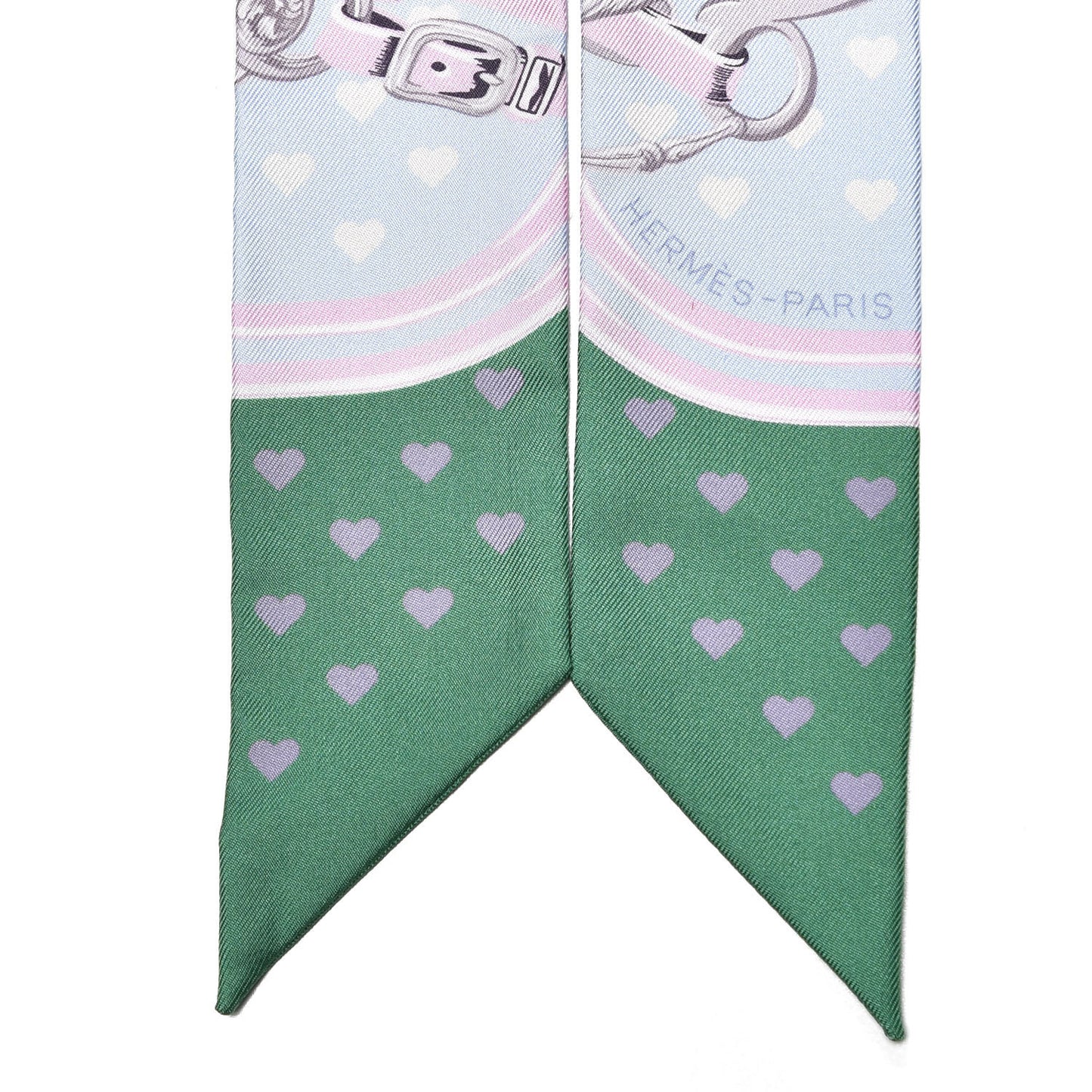 Silk Brides De Gala Love Twilly Bleu Ciel Parme Vert