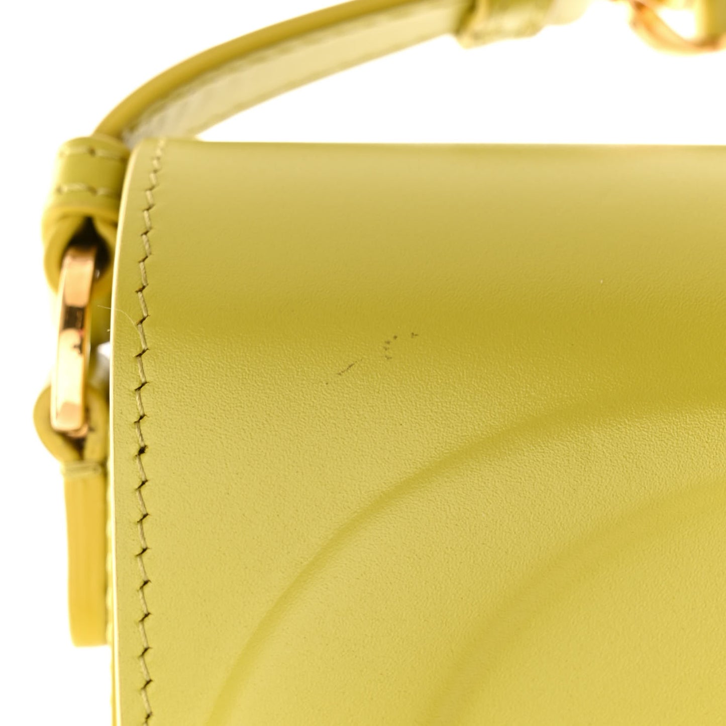 Calfskin CD Signature Flap Crossbody Lime