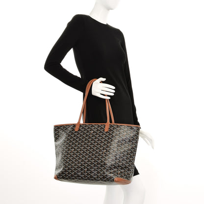 Goyard Goyardine Artois MM Black Gold 2 of 8