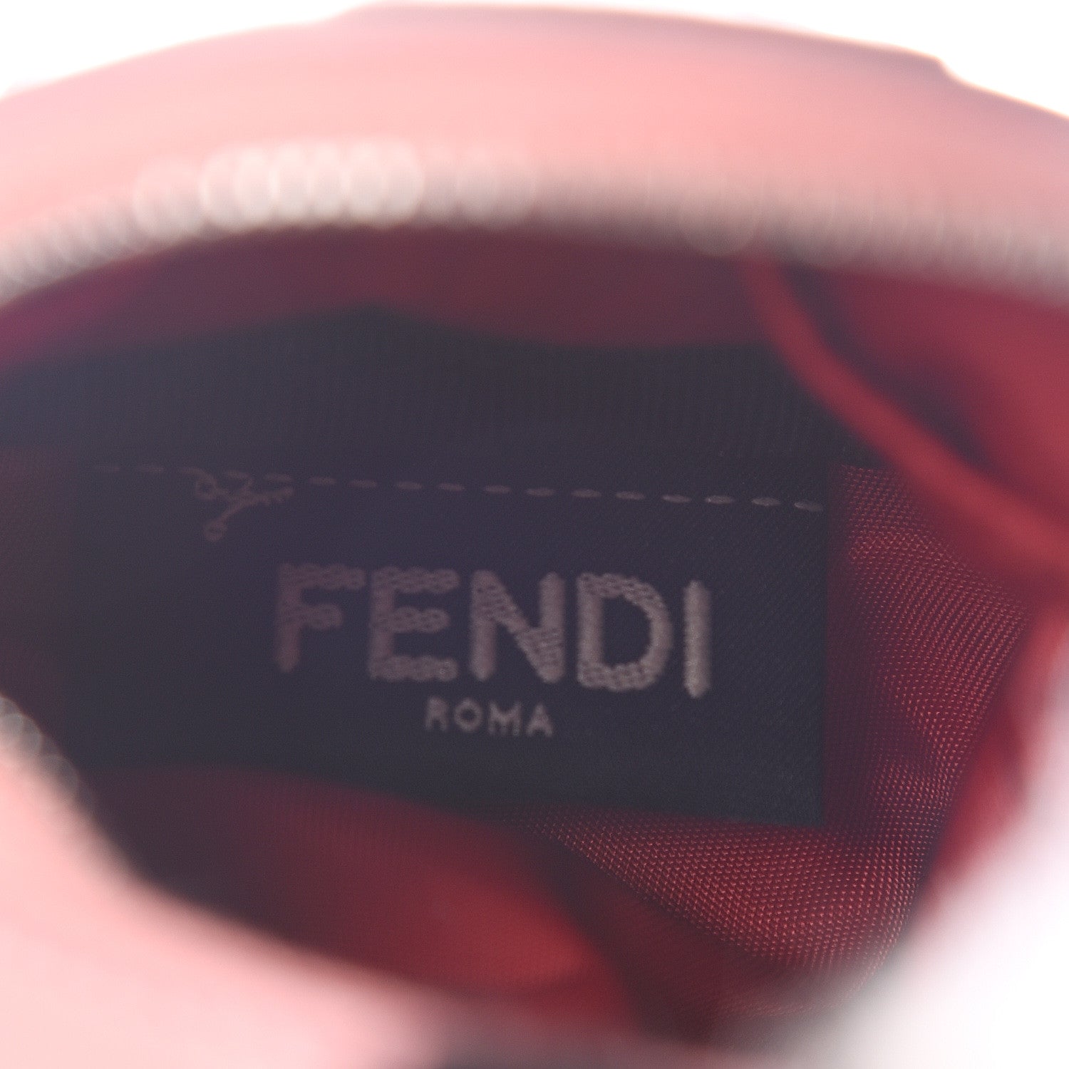Fendi Vitello Dolce Elaphe Crystal Nutria Fox Fur Monster Eyes Mini Backpack Charm Bois de Rose Black Multicolor 7 of 12