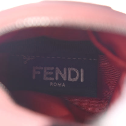 Fendi Vitello Dolce Elaphe Crystal Nutria Fox Fur Monster Eyes Mini Backpack Charm Bois de Rose Black Multicolor 7 of 12