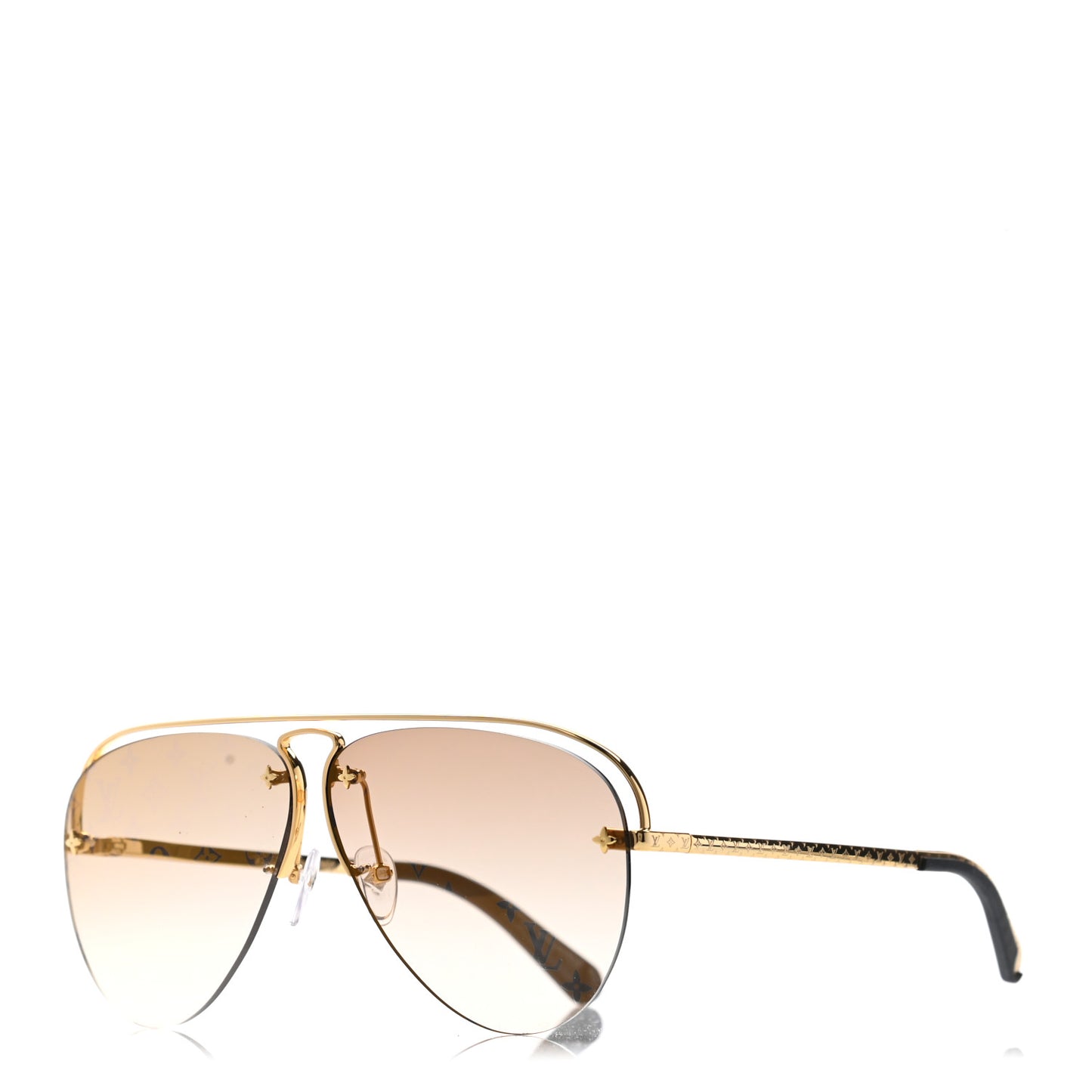 Monogram Grease Sunglasses Z1366E Gold