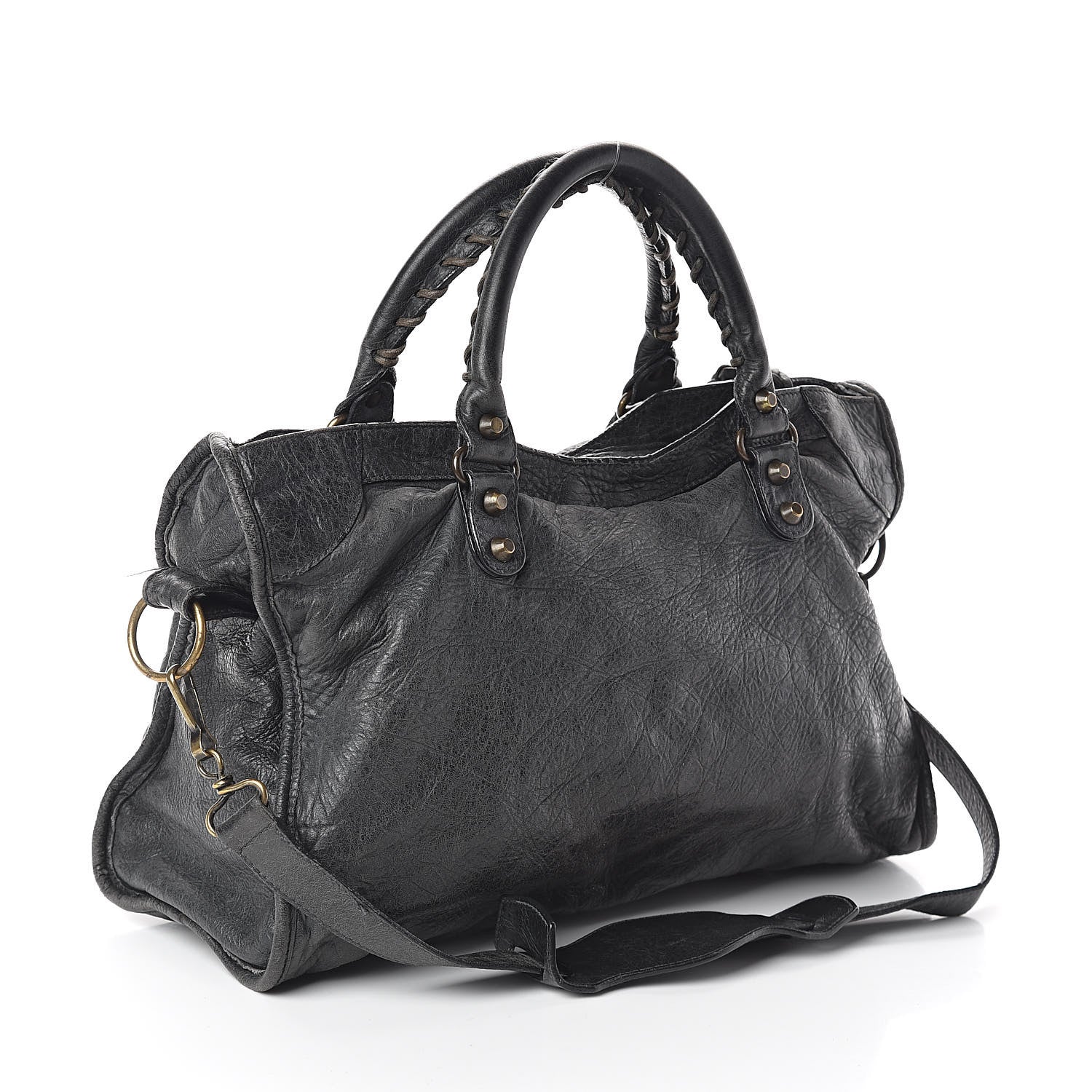 Balenciaga Agneau Classic Hardware City Anthracite 3 of 8