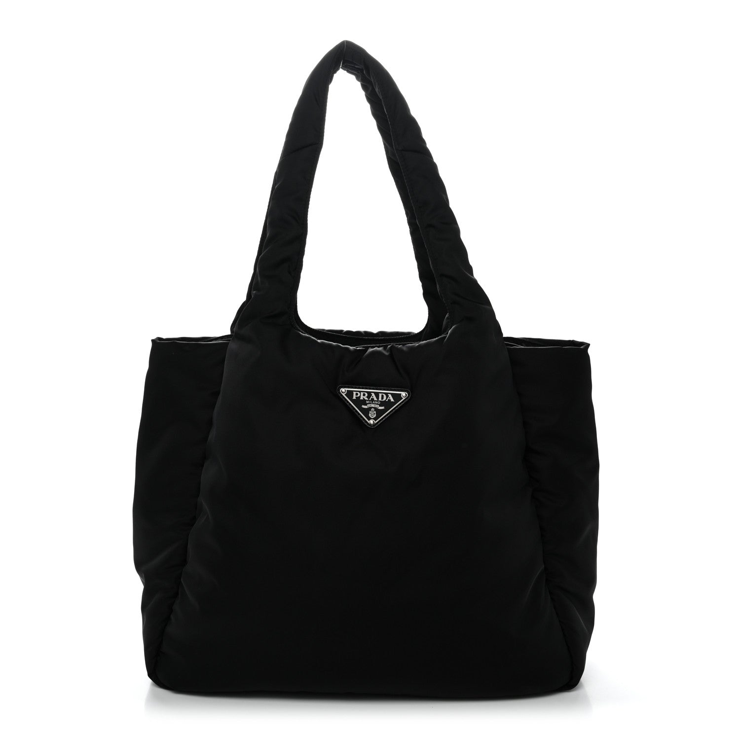 Prada Re-Nylon Padded Large Tote Black 1 of 11