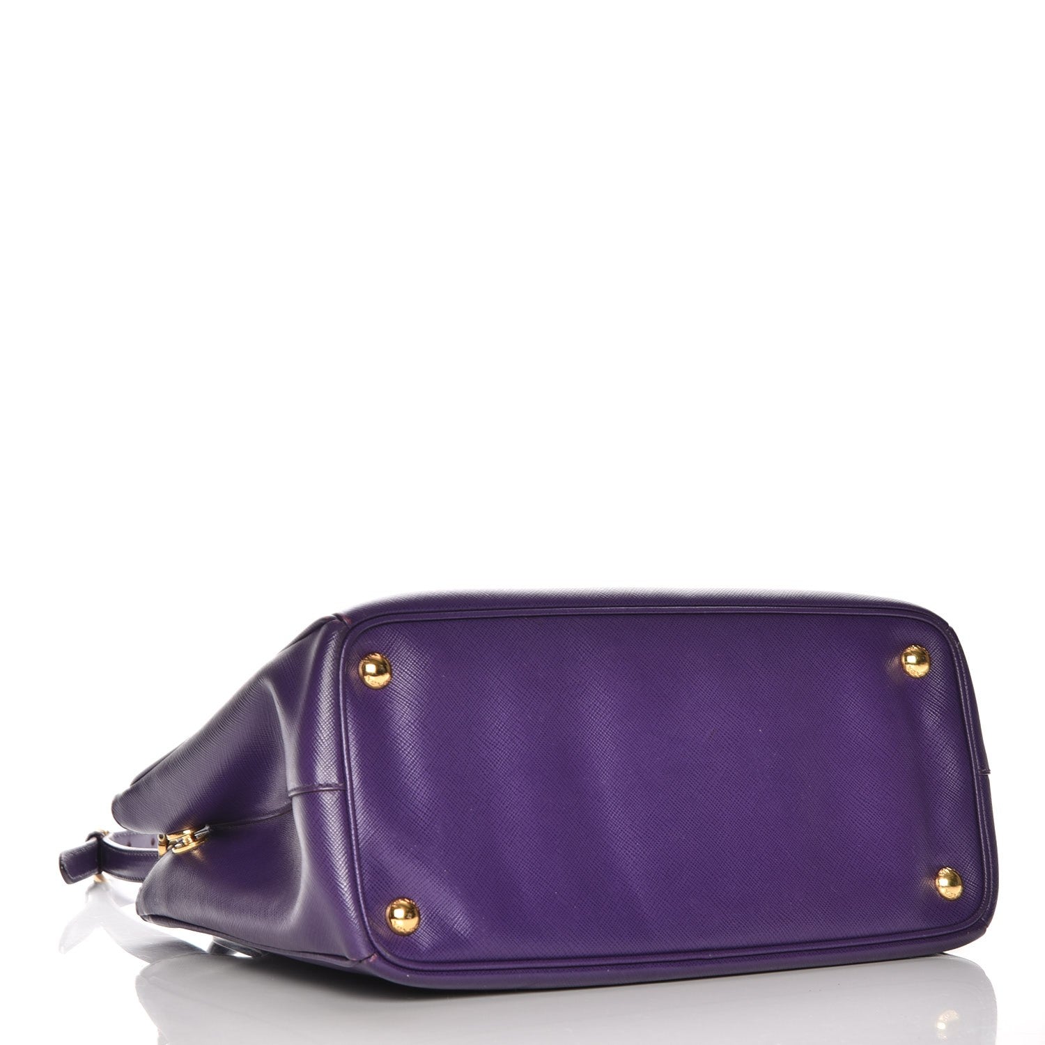 Prada Saffiano Small Galleria Double Zip Tote Viola 5 of 17