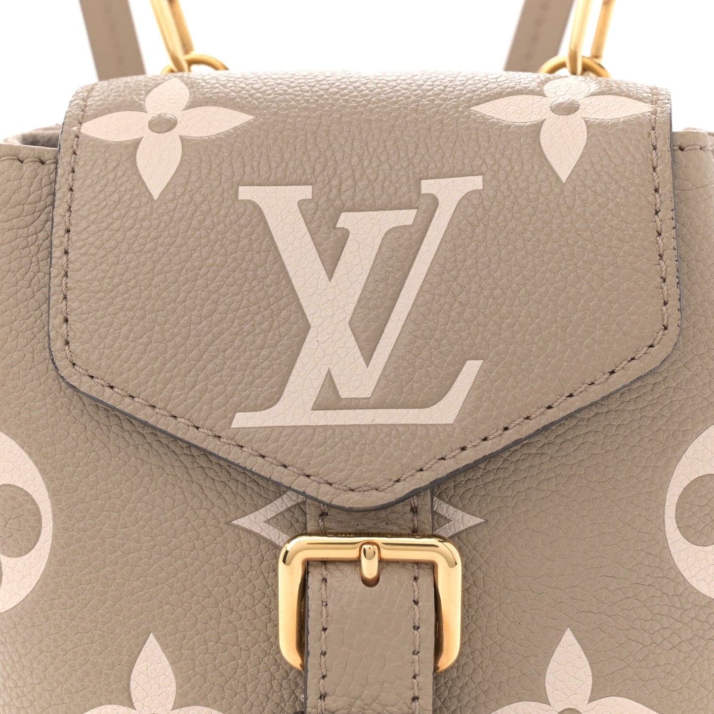 Empreinte Monogram Giant Tiny Backpack Tourterelle Cream