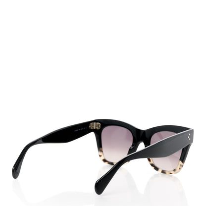 Celine Acetate Cat Eye Sunglasses CL40004I Havana Black 4 of 8