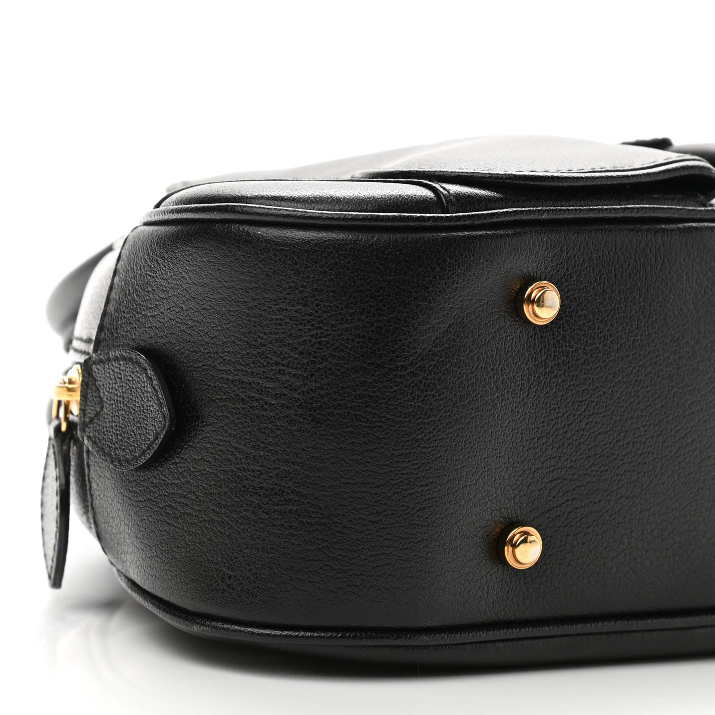 Calfskin Saddle Bowler Black