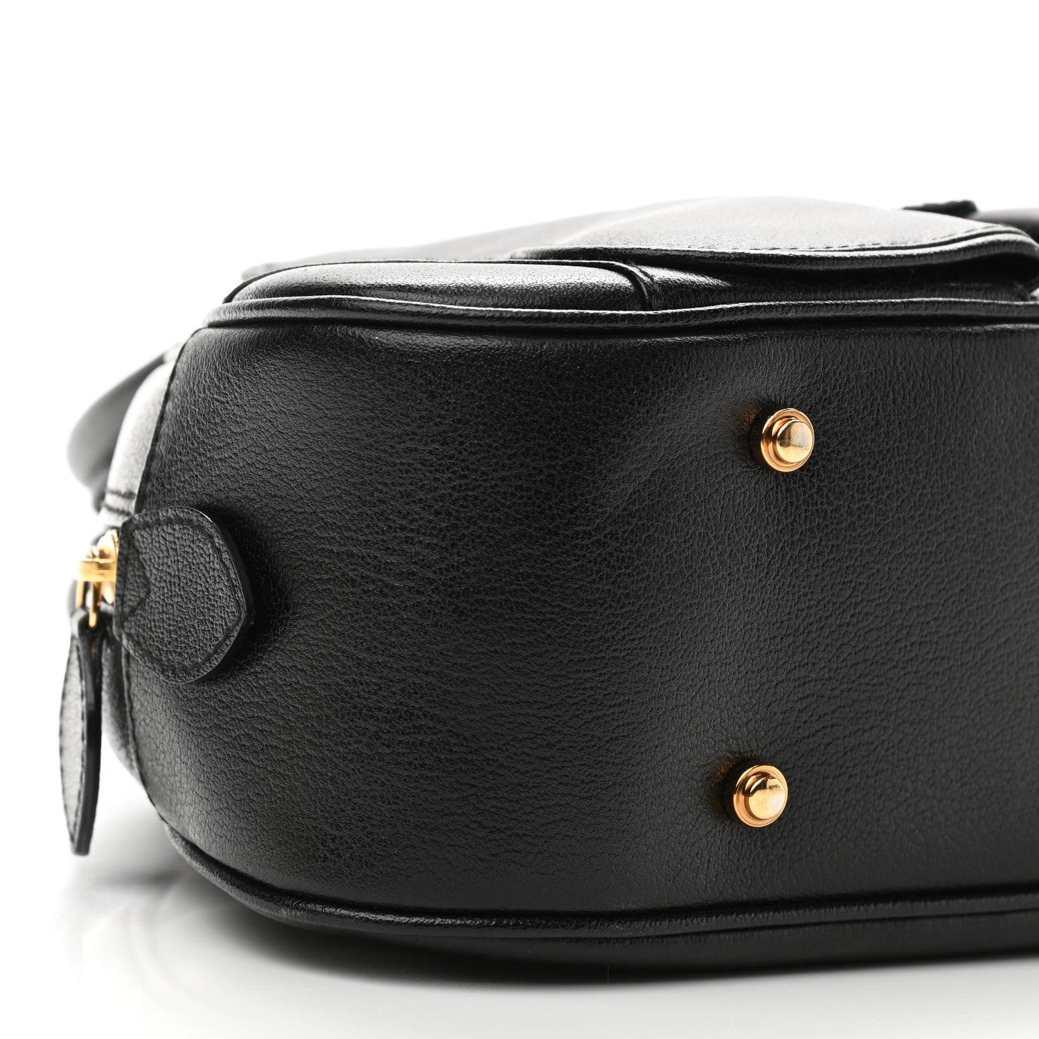 Christian Dior Calfskin Saddle Bowler Black 8 of 9