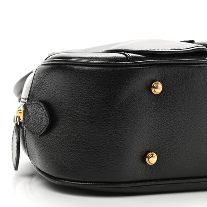 Christian Dior Calfskin Saddle Bowler Black 8 of 9