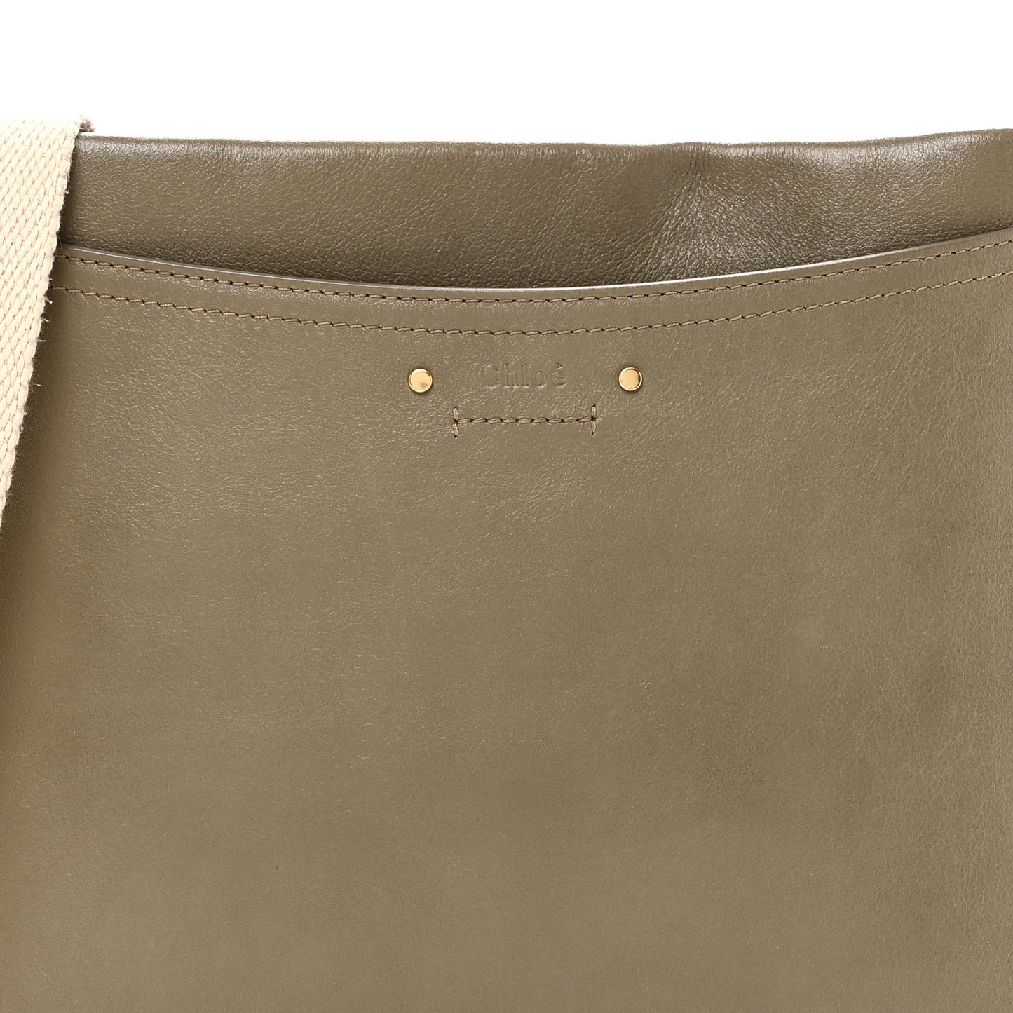 Smooth Calfskin Medium Roy Clutch Merino Grey