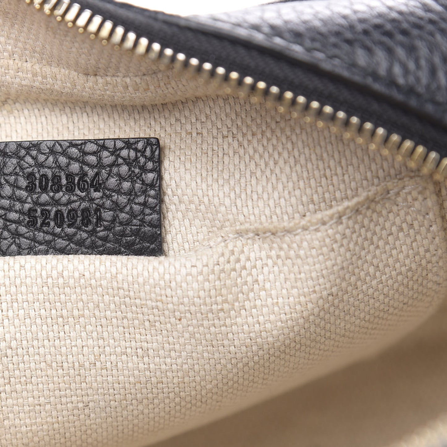 Pebbled Calfskin Small Soho Disco Bag Black