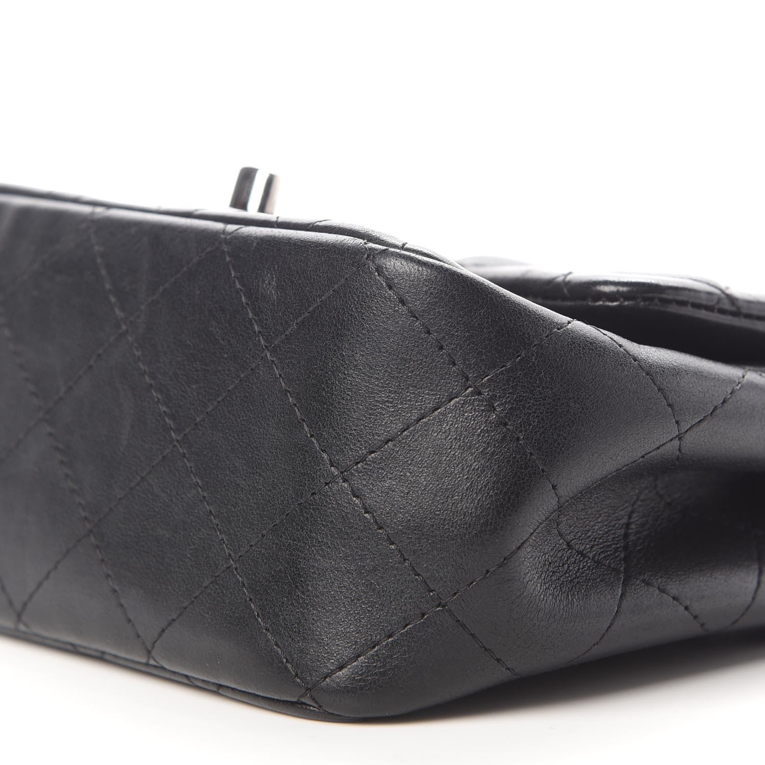 Chanel Lambskin Quilted Mini Square Flap Black 8 of 8