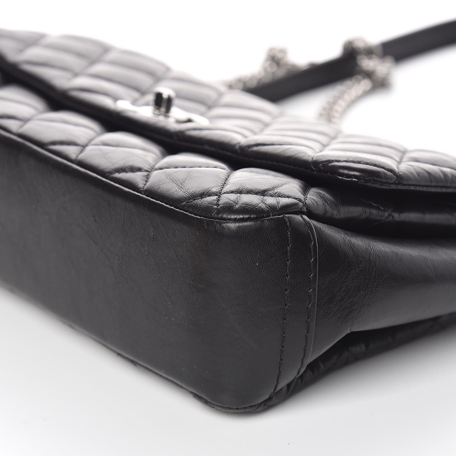 Chanel Aged Calfskin Quilted Small Lady Pearly Flap Black 6 of 12