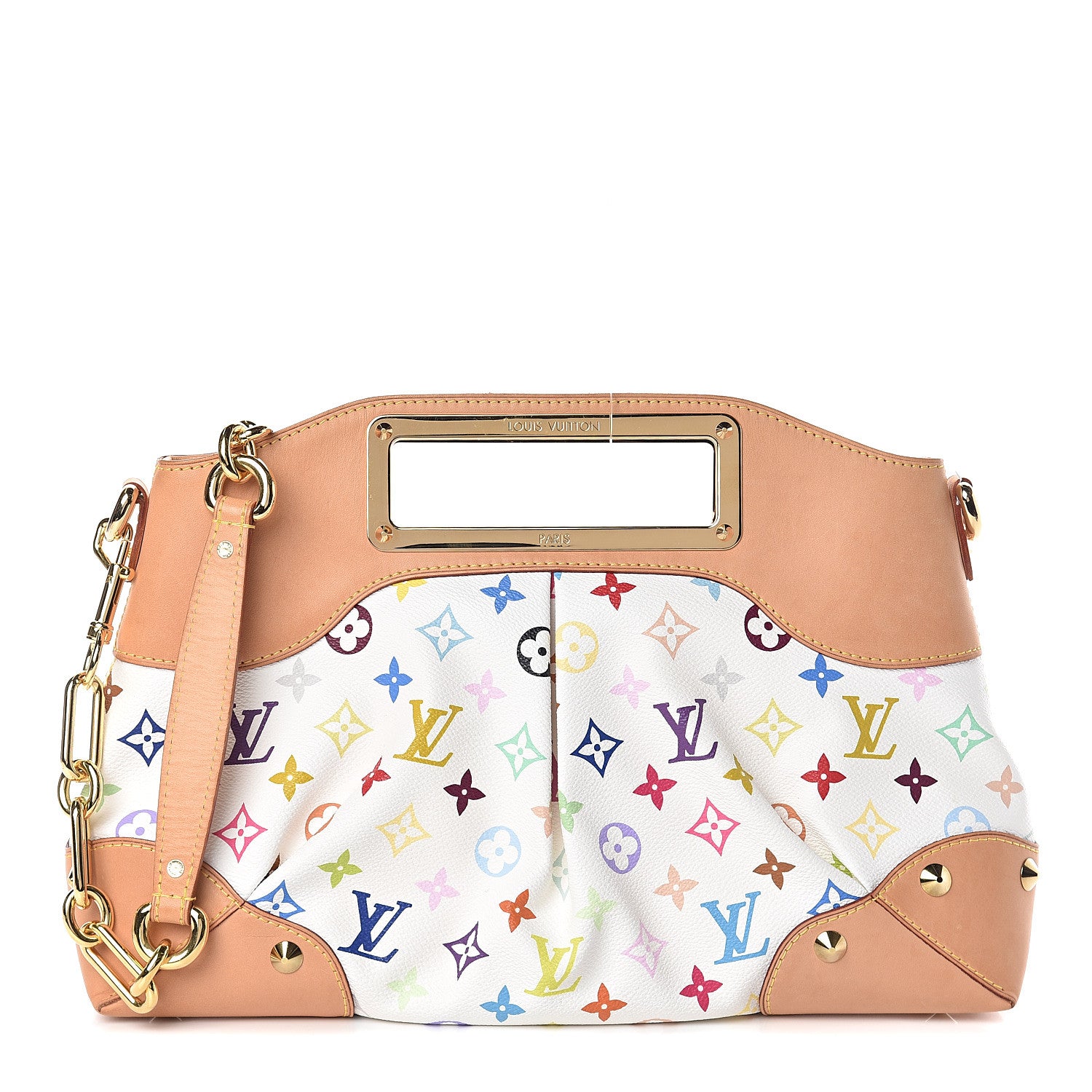 Louis Vuitton Monogram Multicolor Judy MM White 1 of 8