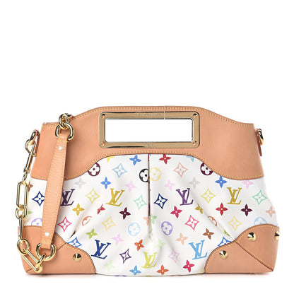Louis Vuitton Monogram Multicolor Judy MM White 1 of 8