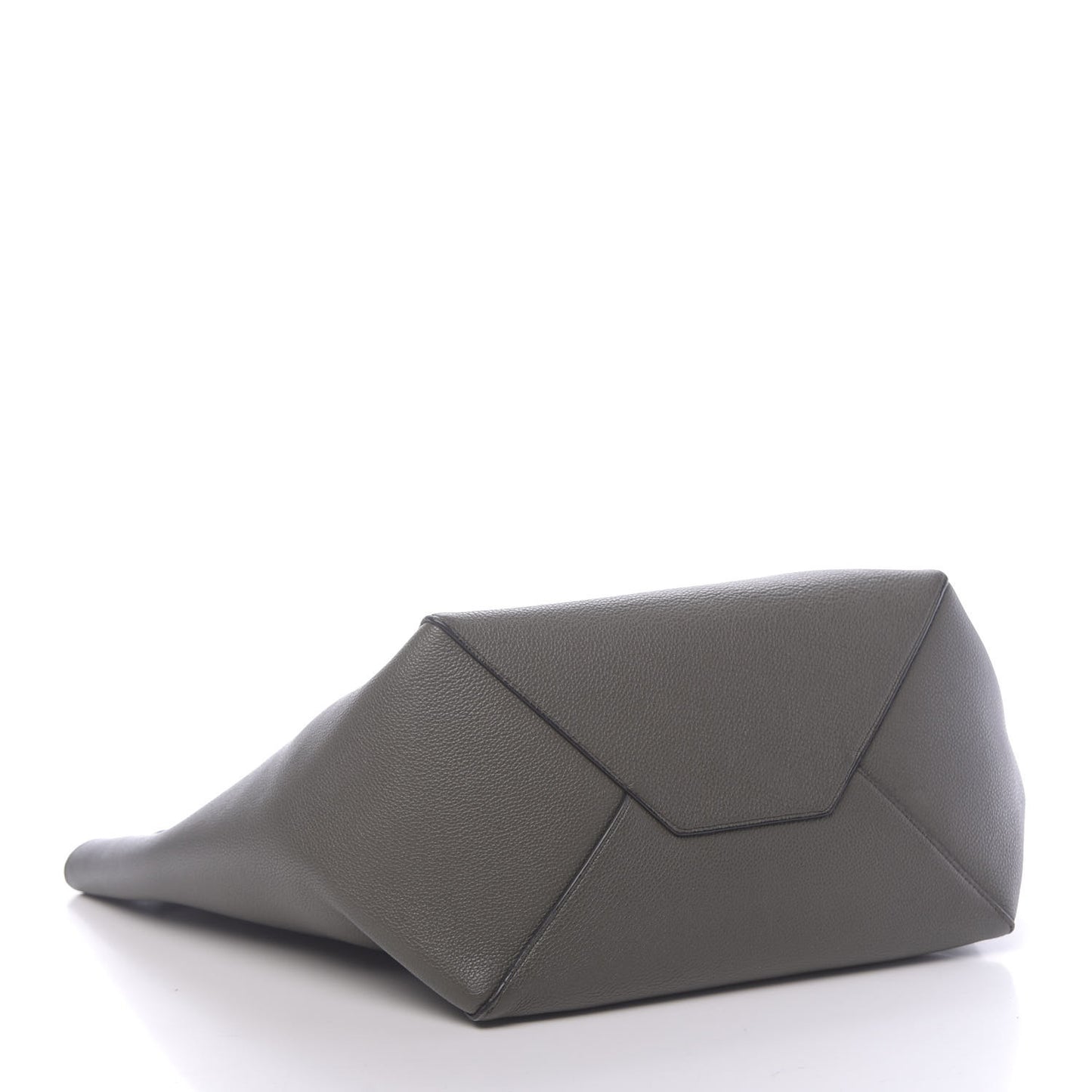 Soft Grained Calfskin Small Belt Cabas Phantom Stone