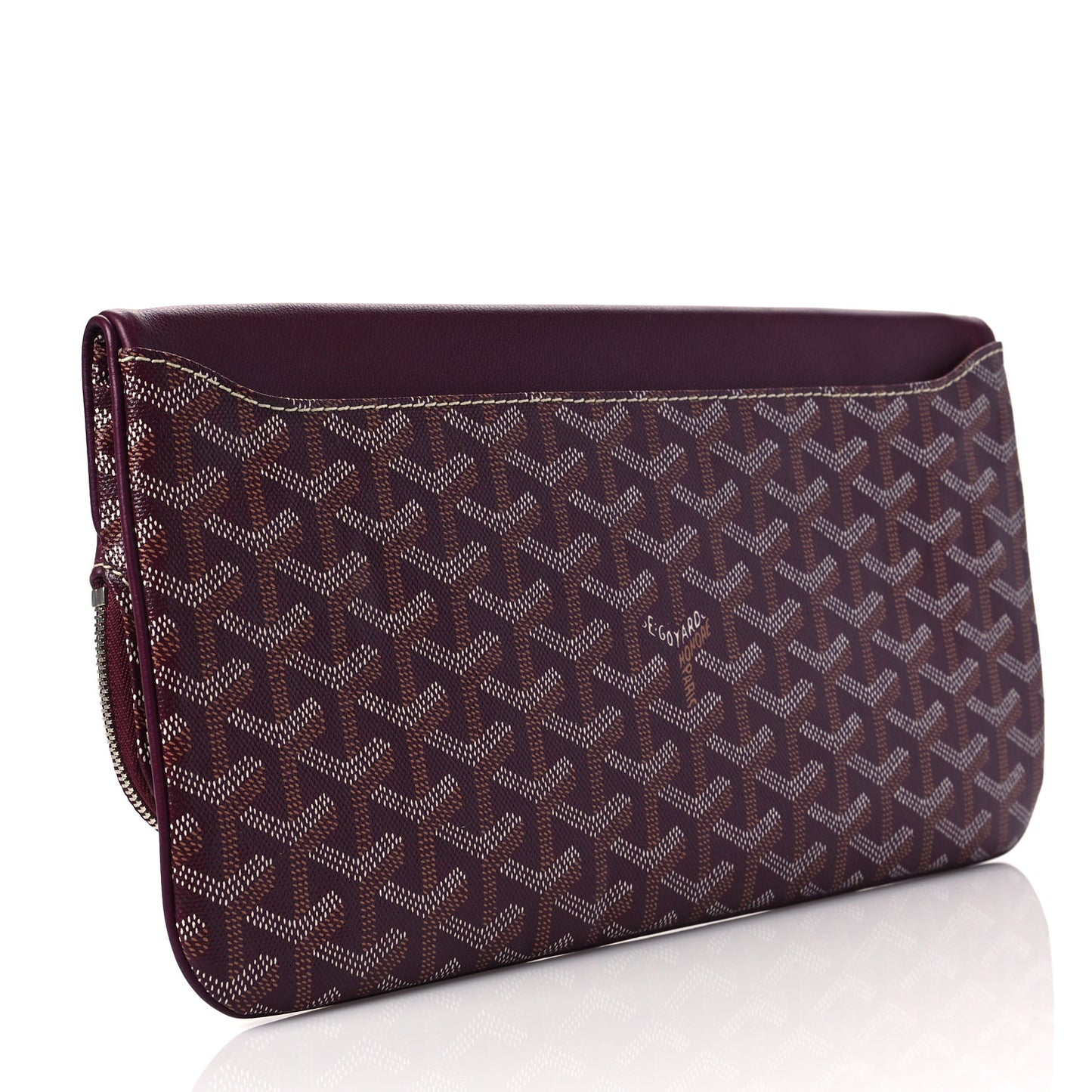 Goyardine Sainte Marie Soft Clutch Bordeaux