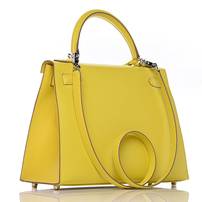 Hermes Epsom Kelly Sellier 28 Lime 3 of 37