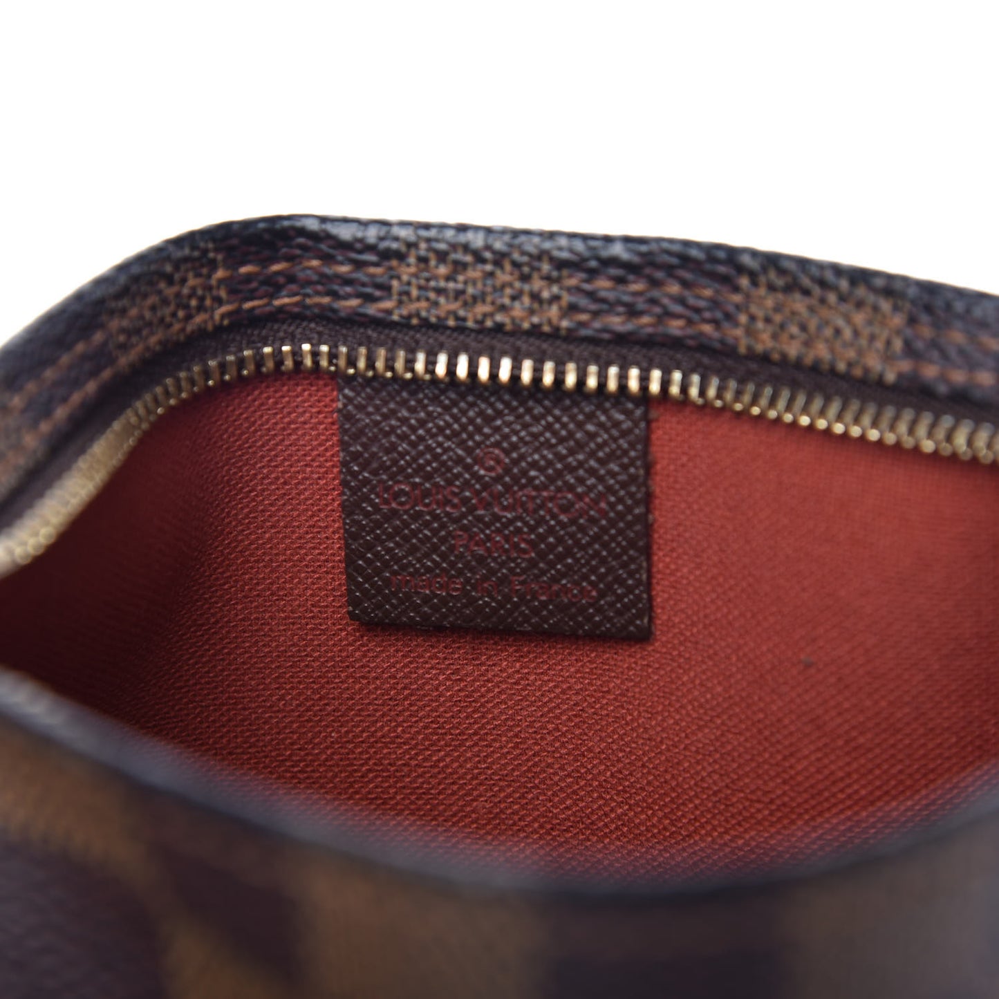 Damier Ebene Trousse Make Up Bag Pochette