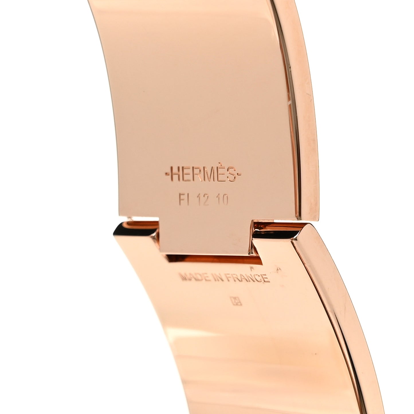 Enamel Print Son Du H Wide Clic Clac H Bracelet GM Album De Soie