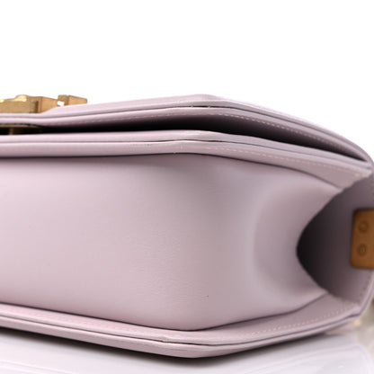 Chanel Calfskin Small Boy Logo Top Handle Flap Lilac 9 of 12
