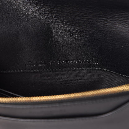 Balenciaga Veau Amp Plate Gold Chain Wallet Black 6 of 11