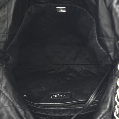 Chanel Shiny Calfskin Quilted Small Chanel 22 Black 6 of 11