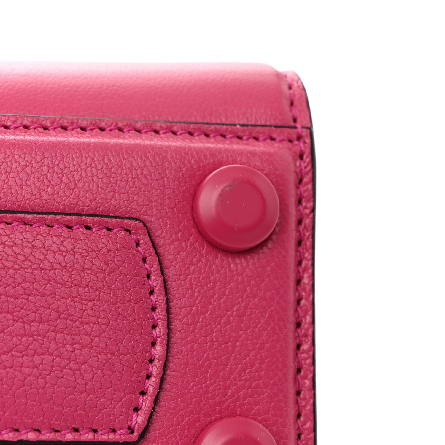 Salvatore Ferragamo Calfskin The Piccolo Boxyz Top Handle Bag Pink 17 of 21