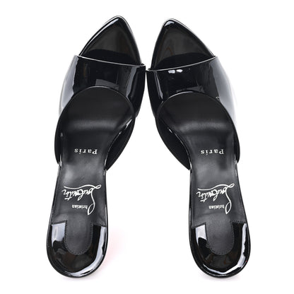 Christian Louboutin Patent Miss Z 100 Mule 36 Black 2 of 9
