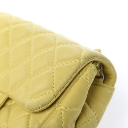 Chanel Lambskin Quilted Mini Square Flap Yellow 10 of 19
