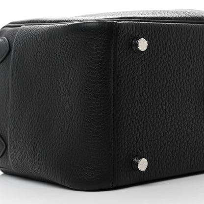 Hermes Taurillon Clemence Lindy 26 Black 9 of 11