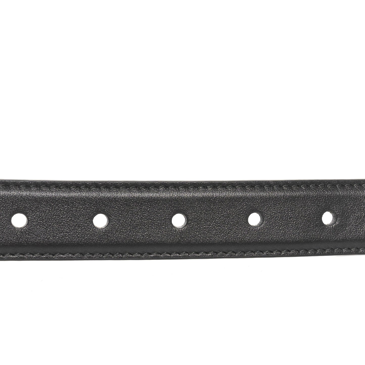 Calfskin Logo Belt 75 30 Black
