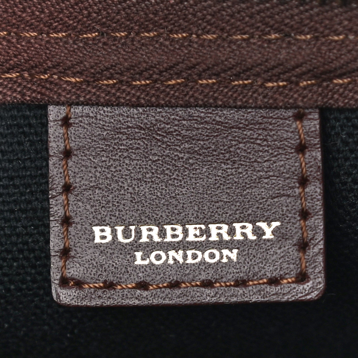 Burberry Haymarket Check Pochette Chocolate 8 of 11